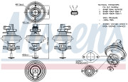 98208 AGR-Ventil ** FIRST FIT ** NISSENS