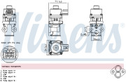 98368 AGR-Ventil ** FIRST FIT ** NISSENS