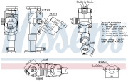 98423 AGR-Ventil ** FIRST FIT ** NISSENS