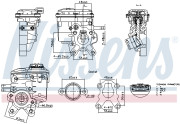 98508 AGR-Ventil ** FIRST FIT ** NISSENS