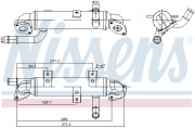 989417 Chladič, recirkulace spalin NISSENS