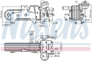 989420 NISSENS chladič pre recirkuláciu plynov 989420 NISSENS