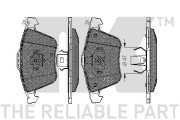 224829 Sada brzdových destiček, kotoučová brzda NK