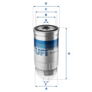 24.379.01 Palivový filtr UFI
