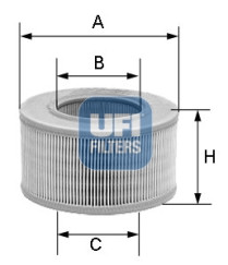 30.923.01 Vzduchový filtr UFI