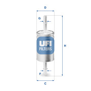 31.740.03 UFI palivový filter 31.740.03 UFI