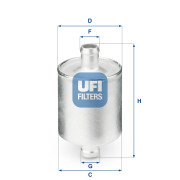 31.836.00 Palivový filtr UFI