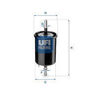 31.843.00 Palivový filtr UFI