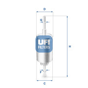 31.844.00 Palivový filtr UFI