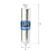 31.857.04 Palivový filtr UFI