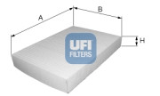 53.002.00 UFI filter vnútorného priestoru 53.002.00 UFI