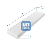 53.017.00 Filtr, vzduch v interiéru UFI