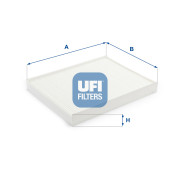 53.379.00 Filtr, vzduch v interiéru UFI