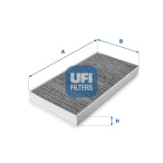 54.100.00 Filtr, vzduch v interiéru UFI