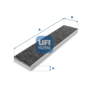 54.118.00 Filtr, vzduch v interiéru UFI