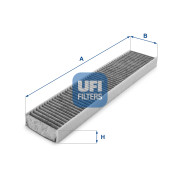 54.119.00 Filtr, vzduch v interiéru UFI