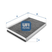 54.161.00 Filtr, vzduch v interiéru UFI