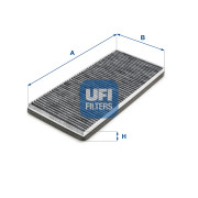 54.281.00 Filtr, vzduch v interiéru UFI