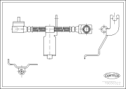 19030322 Brzdová hadice CORTECO