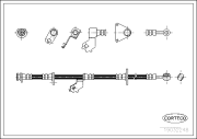 19032248 Brzdová hadice CORTECO