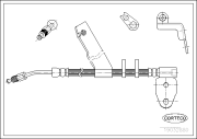 19032880 Brzdová hadice CORTECO