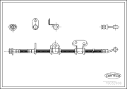 19032908 Brzdová hadice CORTECO