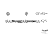 19032926 CORTECO brzdová hadica 19032926 CORTECO
