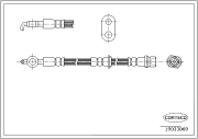 19033069 Brzdová hadice CORTECO