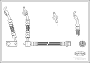 19033104 CORTECO brzdová hadica 19033104 CORTECO