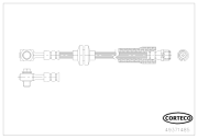 49371485 Brzdová hadice CORTECO