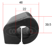 49371815 Držák, Příčný stabilizátor CORTECO