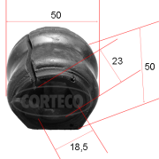 49371890 CORTECO ulożenie priečneho stabilizátora 49371890 CORTECO