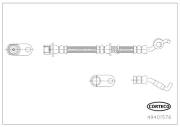 49401576 CORTECO brzdová hadica 49401576 CORTECO