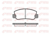 0025.30 Sada brzdových destiček, kotoučová brzda REMSA