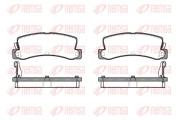 0214.04 Sada brzdových destiček, kotoučová brzda REMSA