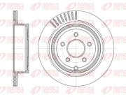 61091.10 Brzdový kotouč REMSA