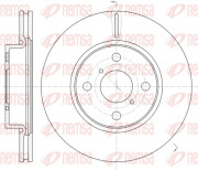 61169.10 Brzdový kotouč REMSA