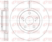 61189.10 Brzdový kotouč REMSA