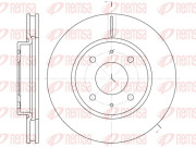 6890.10 Brzdový kotouč REMSA