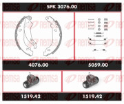 SPK 3076.00 Souprava brzd, bubnová brzda Super Precision Kit REMSA