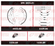 SPK 3422.01 Souprava brzd, bubnová brzda Super Precision Kit REMSA