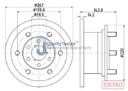 DI0254JM Brzdový kotouč GOLD JAPANPARTS