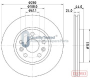 DI0716JM Brzdový kotouč GOLD JAPANPARTS