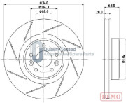 DI0717JM Brzdový kotouč GOLD JAPANPARTS