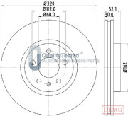 DI0919JM Brzdový kotouč GOLD JAPANPARTS