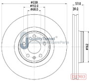 DI0920JM Brzdový kotouč GOLD JAPANPARTS