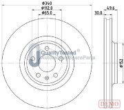 DI0932JM Brzdový kotouč GOLD JAPANPARTS