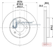 DI0935JM Brzdový kotouč GOLD JAPANPARTS