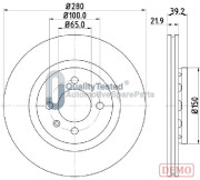 DI0940JM Brzdový kotouč GOLD JAPANPARTS