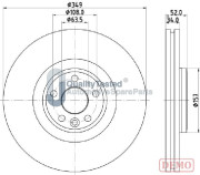 DIL17JM Brzdový kotouč GOLD JAPANPARTS